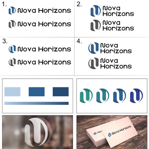 N logo with the title 'Design Concept for Web Development Company'