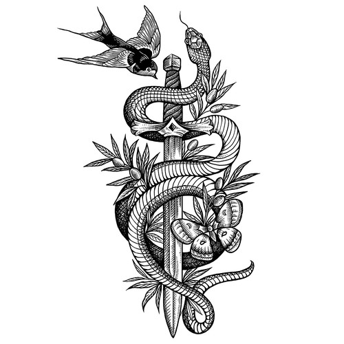28+ Snake Illustration Ideas 2023 - Custom Snake Illustrations & Images |  99designs