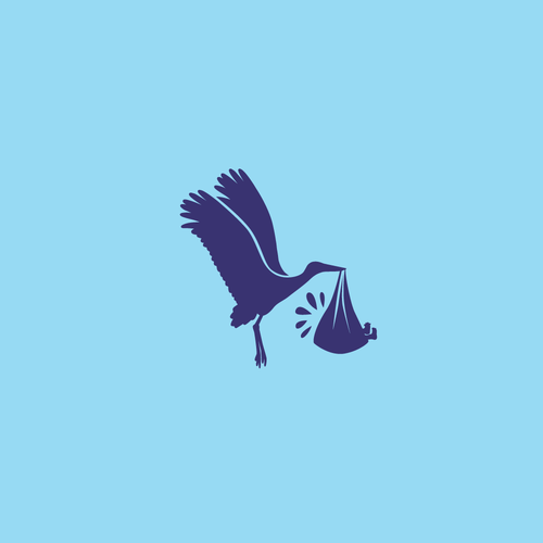 Pen design with the title 'baby logo'