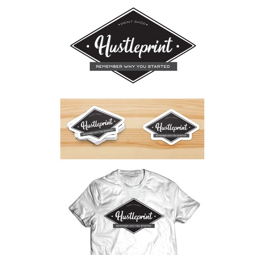 Brush pen design with the title 'Logo contest entry'