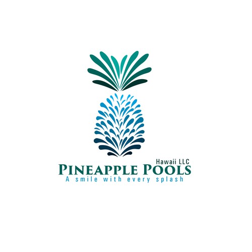 Pineapple logo with the title 'logo design'