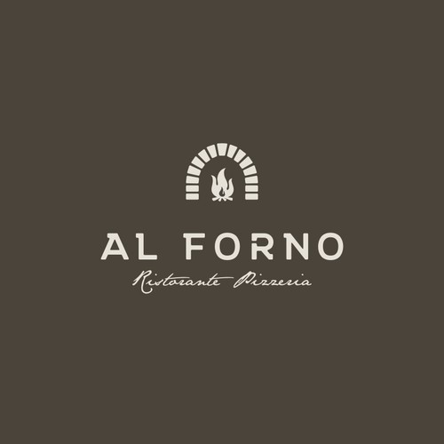 Brick design with the title 'Pizza Logo'