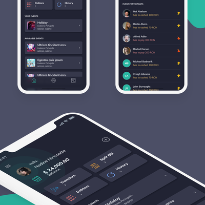 Concept Design for Transfer app