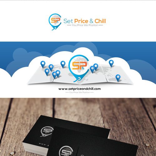 Price tag design with the title 'Set Price And Chill'