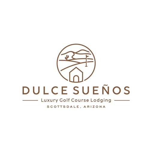 Dessert logo with the title 'Logo Design for Dulce Sueños'