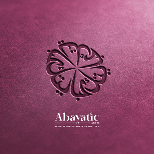 Calligraphy design with the title 'Elegant Calligraphic logo for Abayatic.com'