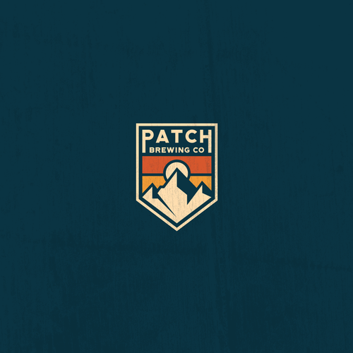 Beer logo with the title 'Patch brewery logo'