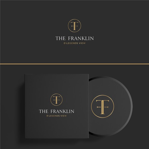 Residential brand with the title 'The Franklin @ Legends View High End Luxury Residential Development logo'