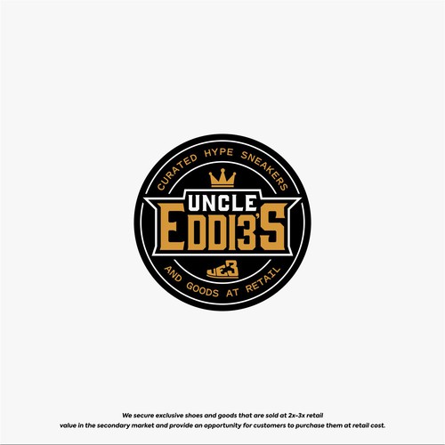 Sneaker logo with the title 'Exclusive sneakers and goods at retail for followers and subscribers only'