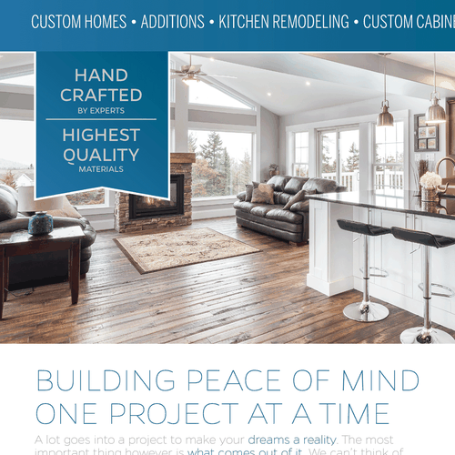 Builder design with the title 'Jumbo post card for renovator-carpenter'