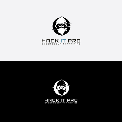 IT logo with the title 'Design hacker themed logo for web based training environment'