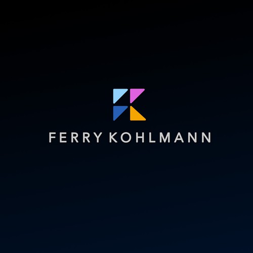 Speaker design with the title 'Ferry Kohlmann Coaching logo'