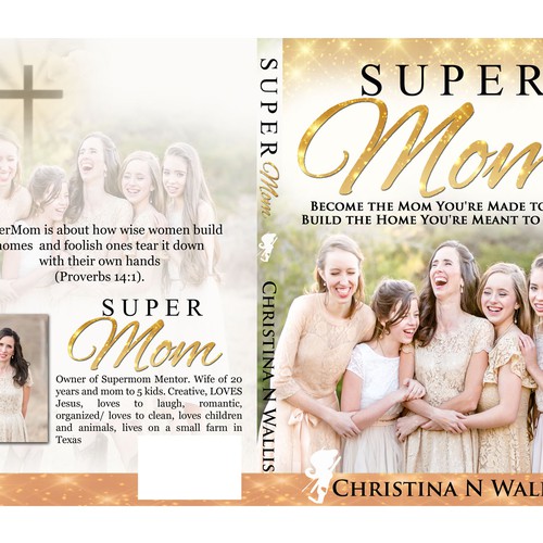 Quick design with the title 'Super Mom Book cover'