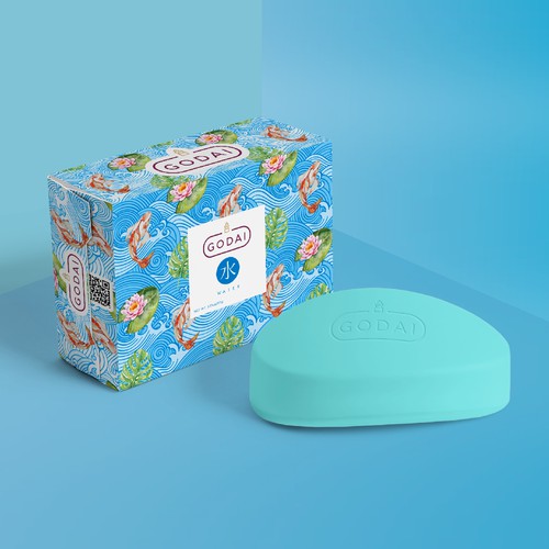 Soap logo with the title 'Logo design for Godai '