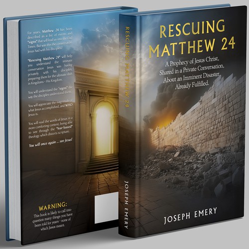 Bible design with the title 'Rescuing Matthew 24'