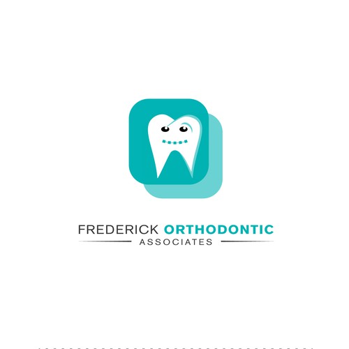 Orthodontist logo with the title 'Logo for Orthodontic Associates'