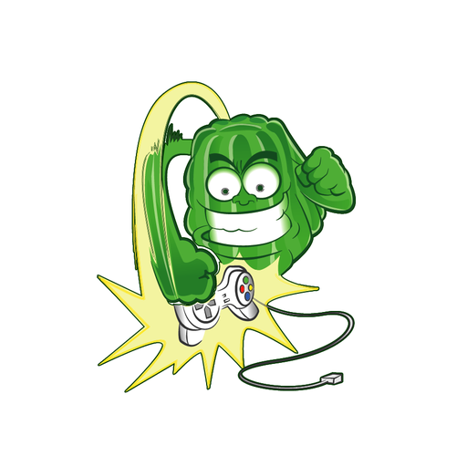 Angry logo with the title 'crazy angry jelly '