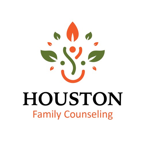 Family brand with the title 'Modern Logo Concept for Houston Family Counseling'