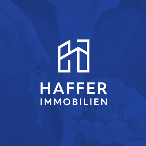 H design with the title 'Real Estate Logo'