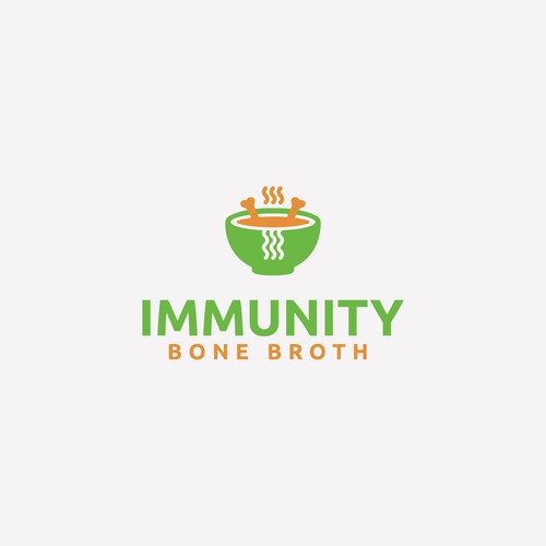 Ramen logo with the title 'Immunity Bone broth'
