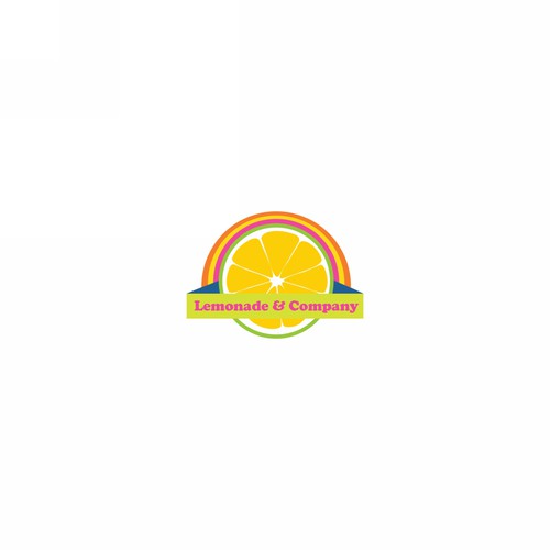 Lemonade logo with the title 'Playfull logo for lemonade company'
