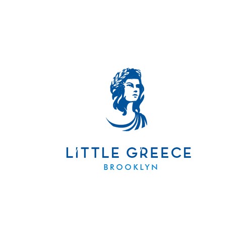 Street brand with the title 'Greek cuisine'