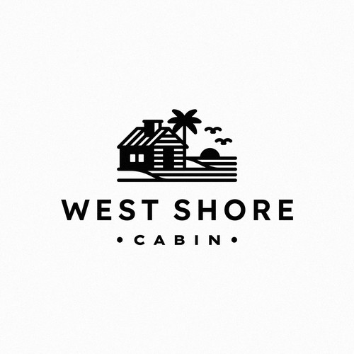 Hospitality design with the title 'WEST SHORE'