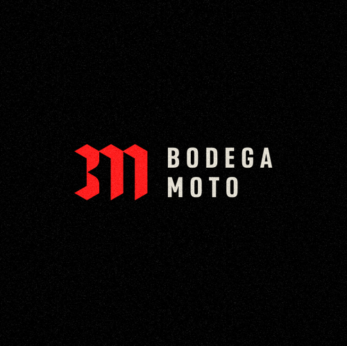 Art design with the title 'BODEGA MOTO'