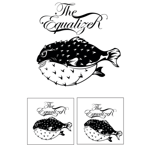 Fish artwork with the title 'Fugu Poker needs a new illustration'