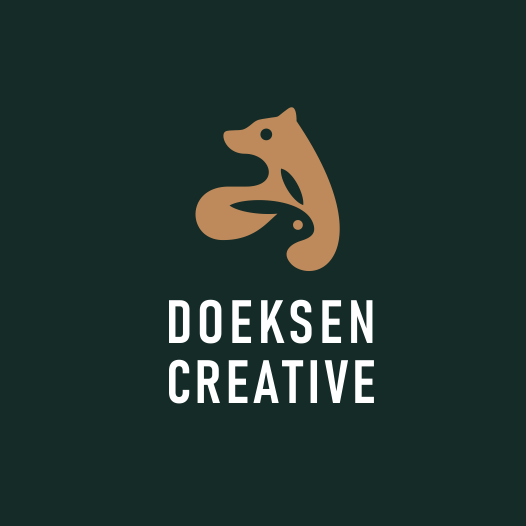 坏兔子标志，标题为“DOEKSEN CREATIVE”