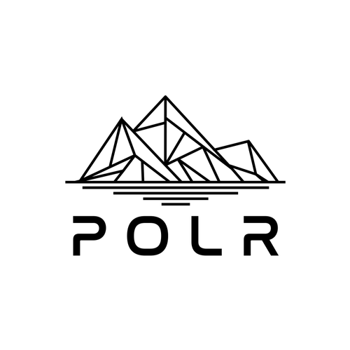 Iceberg logo with the title 'polr'