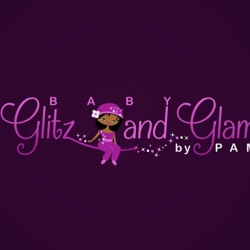 Girly design with the title 'Baby Bling Logo Design Needed'