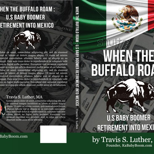 Retirement design with the title 'when the buffalo roam'