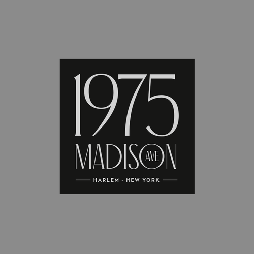 New York logo with the title 'Logo fo a new building in Harlem'