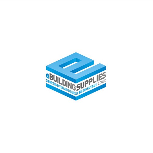 Warehouse logo with the title 'Conceptual logo for building supplies warehouse'