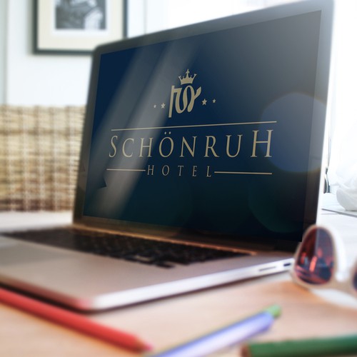 Work logo with the title 'Hotel Schonruh '