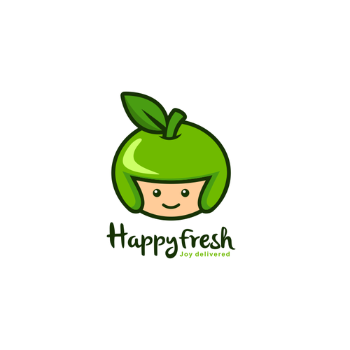 Fruit logo with the title 'Apple Head'