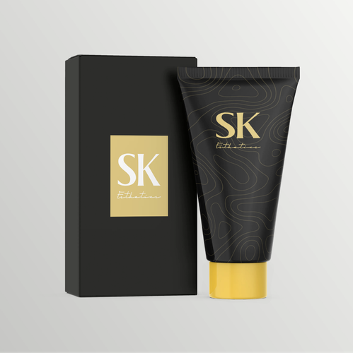 Skincare logo with the title 'SK Esthetics'