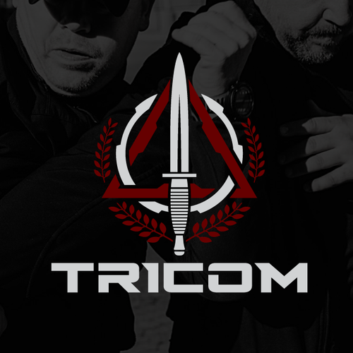 Disaster logo with the title 'Logo Design for " TRICOM training programs " '