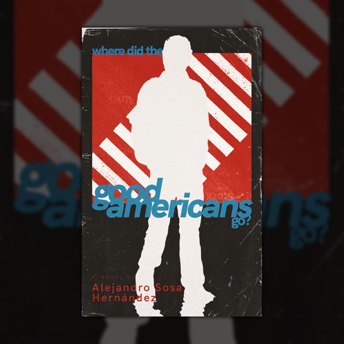 Grunge book cover with the title 'YA Hispanic LGBT novel set in not-very-futuristic 2041 US'