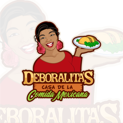 Spanish logo with the title 'Logo for Mexican / Spanish food restaurant'