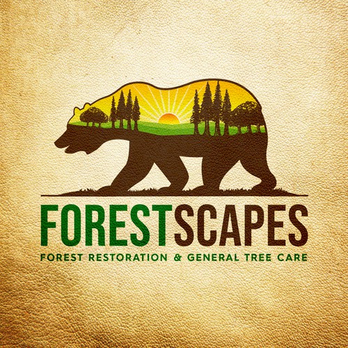 Bear brand with the title 'Bold Logo Concept for Environment'