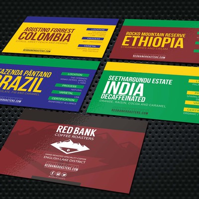 eyecatching speciality coffee packaging