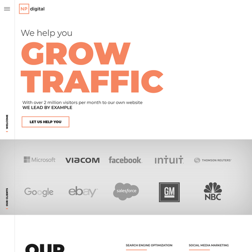 HTML5 website with the title 'Website design for SEO expert'
