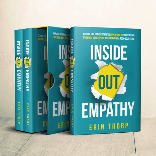 Leadership book cover with the title 'Inside Out Empathy'