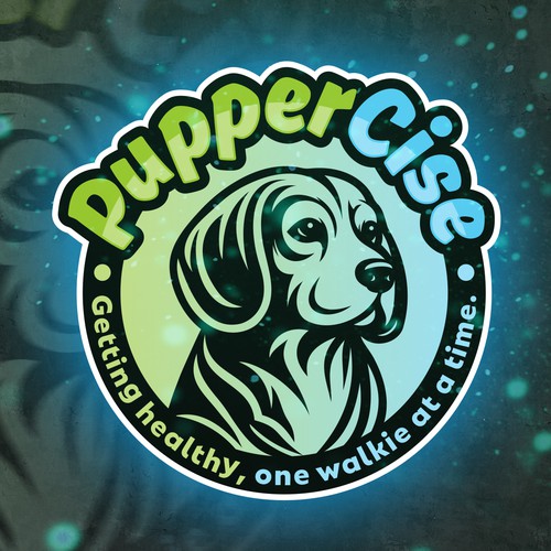 Beagle logo with the title 'Puppercise'