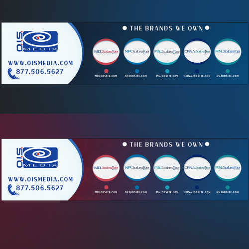 Header design with the title ' Linkedin header'