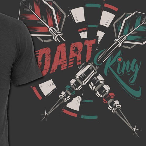 Fun t-shirt with the title 'T-Shirt Dart Sport'