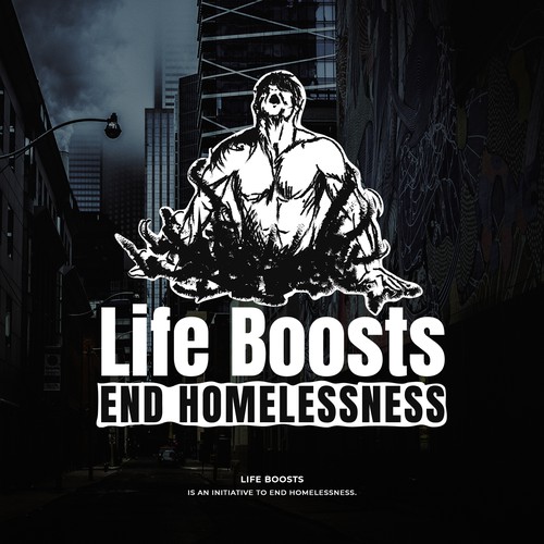 Darkness design with the title 'Life Boosts'