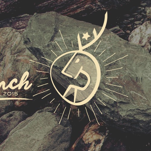 Enigma logo with the title 'Logo for deer hunting L Ranch'
